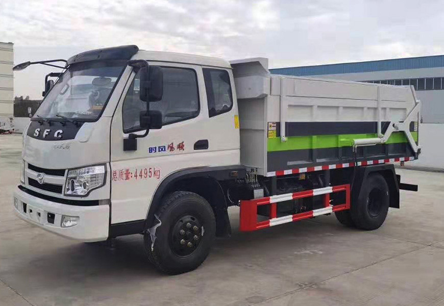 時(shí)風(fēng)壓縮對接自卸環(huán)衛(wèi)車
